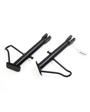 2 Pcs 205mm Long Motorbike Foot Kickstand Side Stand Support Black for GY6 125
