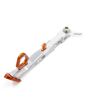 Gold Tone 23cm Length Universal Motorcycle Foot Kickstand Side Stand Supporter
